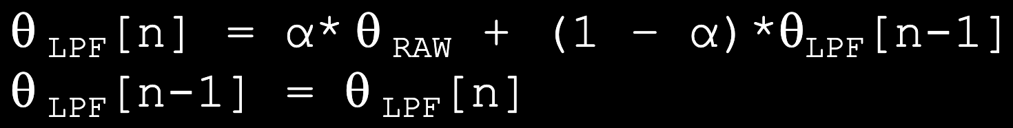 low pass filter equation